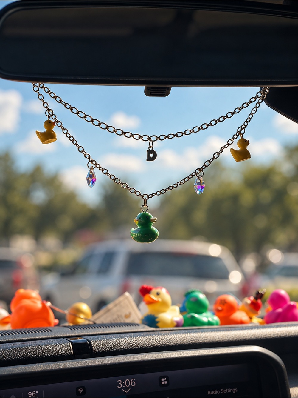 Car mirror charm